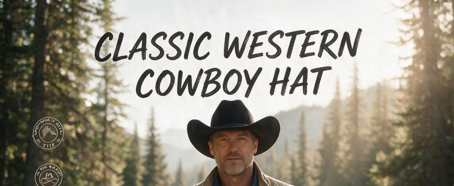 CLASSIC WESTERN COWBOY HAT