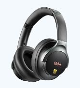 1Mii Y8+ Noise Cancelling Headphones Bluetooth 6.0 Over-Ear Wireless,Black | Hybrid ANC, 100hr Pl...