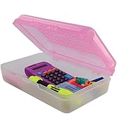 Enday Pencil Box Blue, Storage Organizer Utility Box | Multipurpose, Long Ruler Length, School Of...