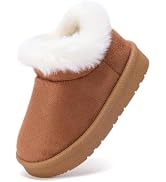 BMCiTYBM Toddler Baby Snow Boots Girl Boy Winter Infant Walking Shoes | Warm Faux Fur Lined Outdo...