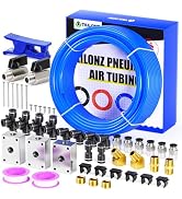 TAILONZ PNEUMATIC Blue 6mm OD 4mm ID Polyurethane PU Air Hose Pipe Tube Kit 10 Meter 32.8ft