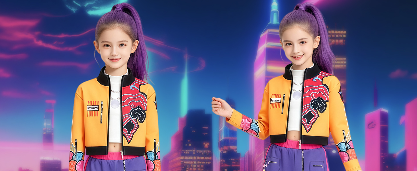 Kids Pop Singer Group Costume