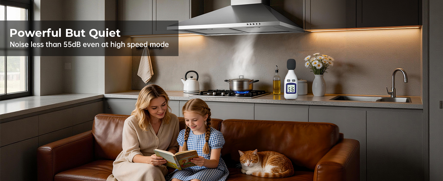 range hood 30 inch with 3 speeds