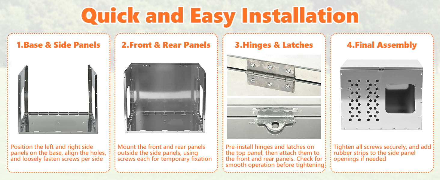 stainless steel generator box for outside