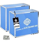 SUVQWJT Upgrade 8mm+5mm Elite Trainer Box Acrylic Case– Extra Thick ETB Protector Case for Elite ...