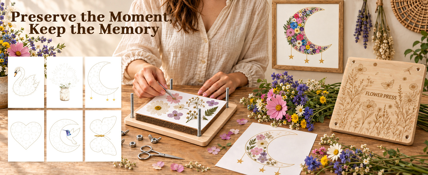 flower press flower press kit flower pressing kit pressed flower kit craft kits for adults