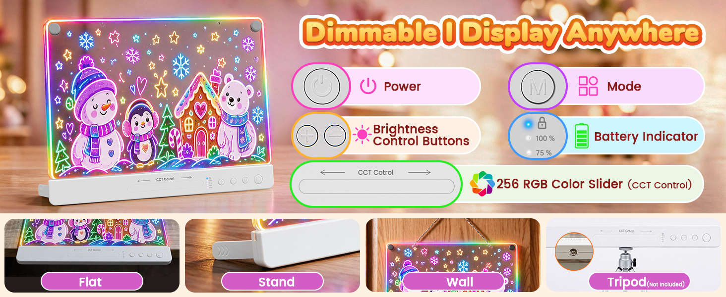 led drawing board for girls