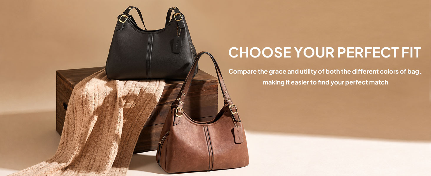 black and brown purse
