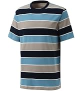 VANLYTK Cotton Loose Fit Striped T-Shirt