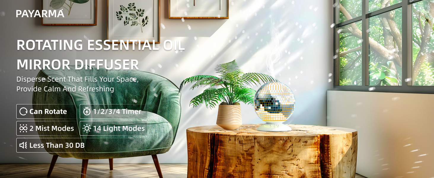 DISCO BALL ROATING DIFFUSER