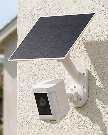 Solar Panel Compatible with Wyze Battery Cam Outdoor (V1/V2), 2.5W Camera Solar Panel, Micro USB ...