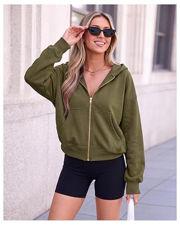 PRETTYGARDEN Women's Faux Suede Cropped Jacket Casual Lightweight Fall Fashion 2026 Winter Coats ...
