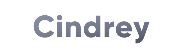 Cindrey company logo in gray text with a simple, modern typography style against a white background.