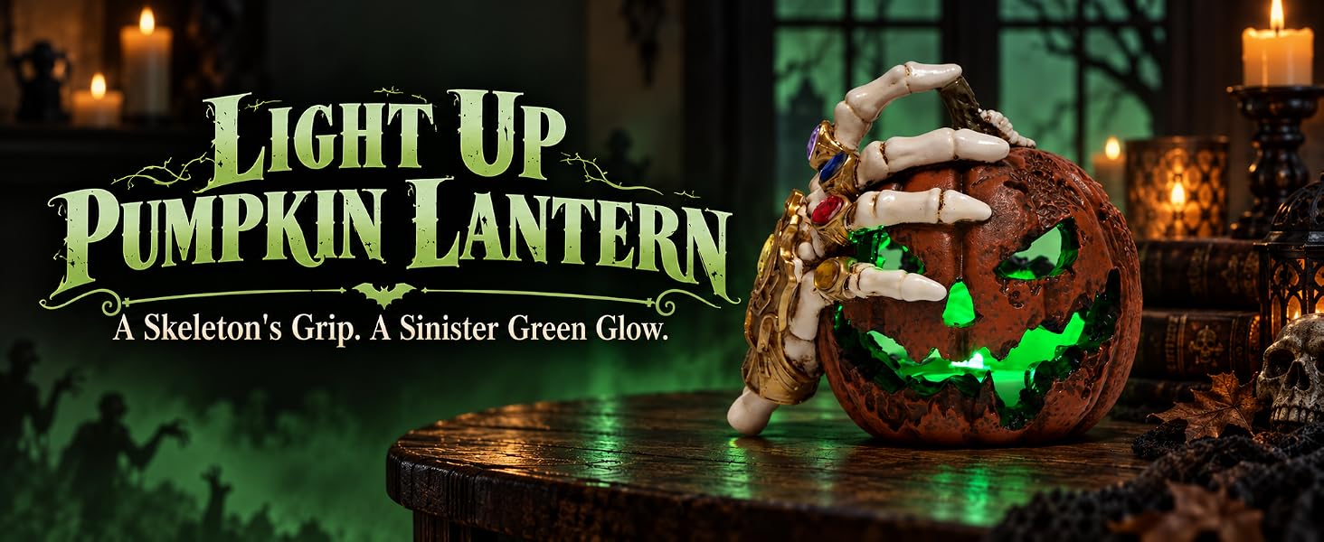 Light up Pumpkin Lantern