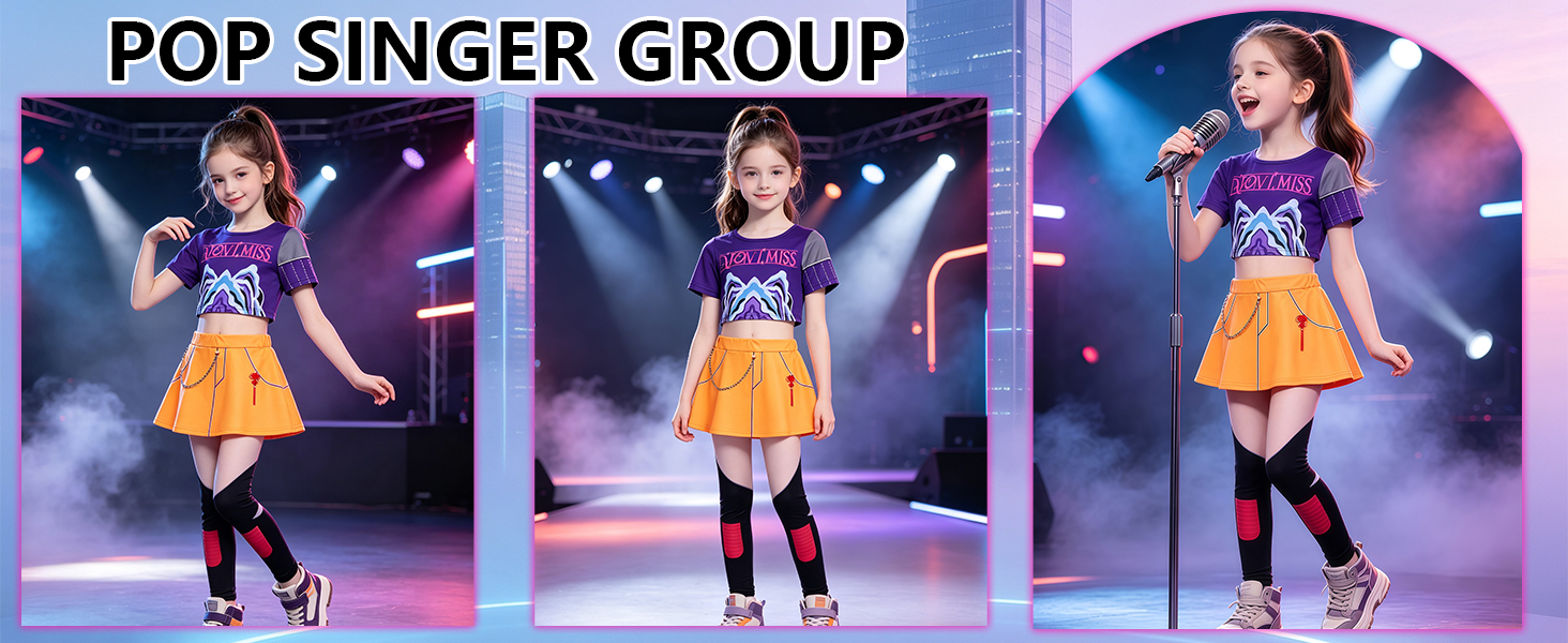 Pop Star Costume Kids