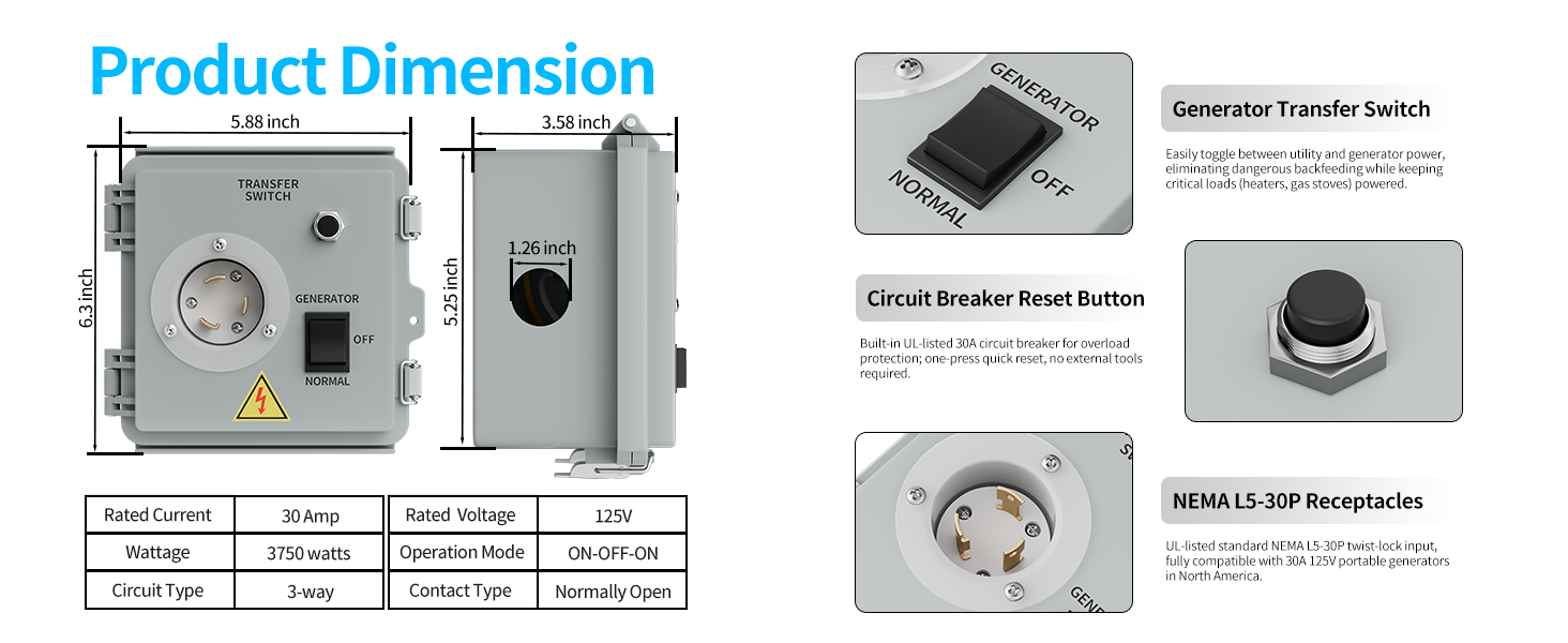 outdoor generator transfer switch