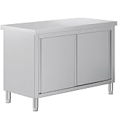 Jocisland 72"x30" Stainless Steel Equipment Stand & Equipment Grill Stand Table, NSF Certified wi...