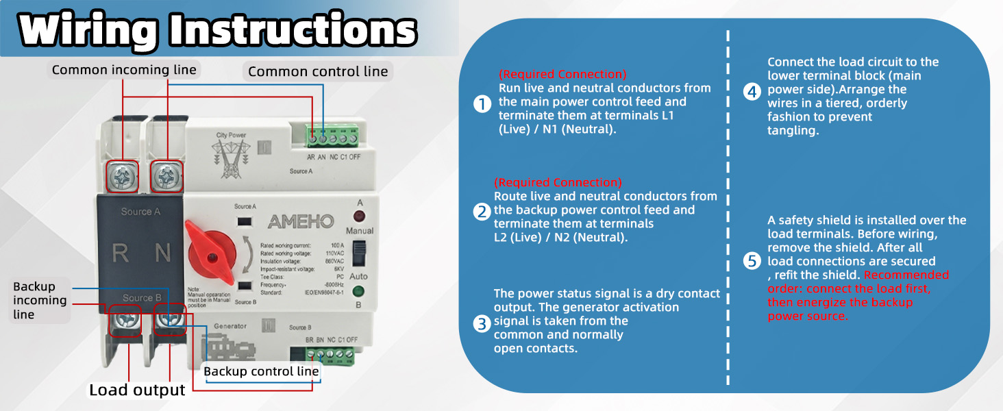 ATS transfer switch
