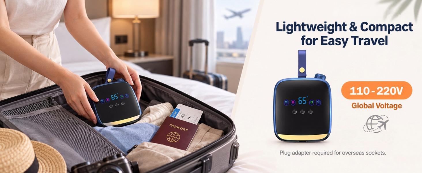 ow noise dryer for travel business trip global voltage dryer