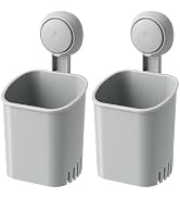 LEVERLOC Soap Dish Holder for Shower Suction Cup Wall Mounted Self Draining NO-Drilling Removable...