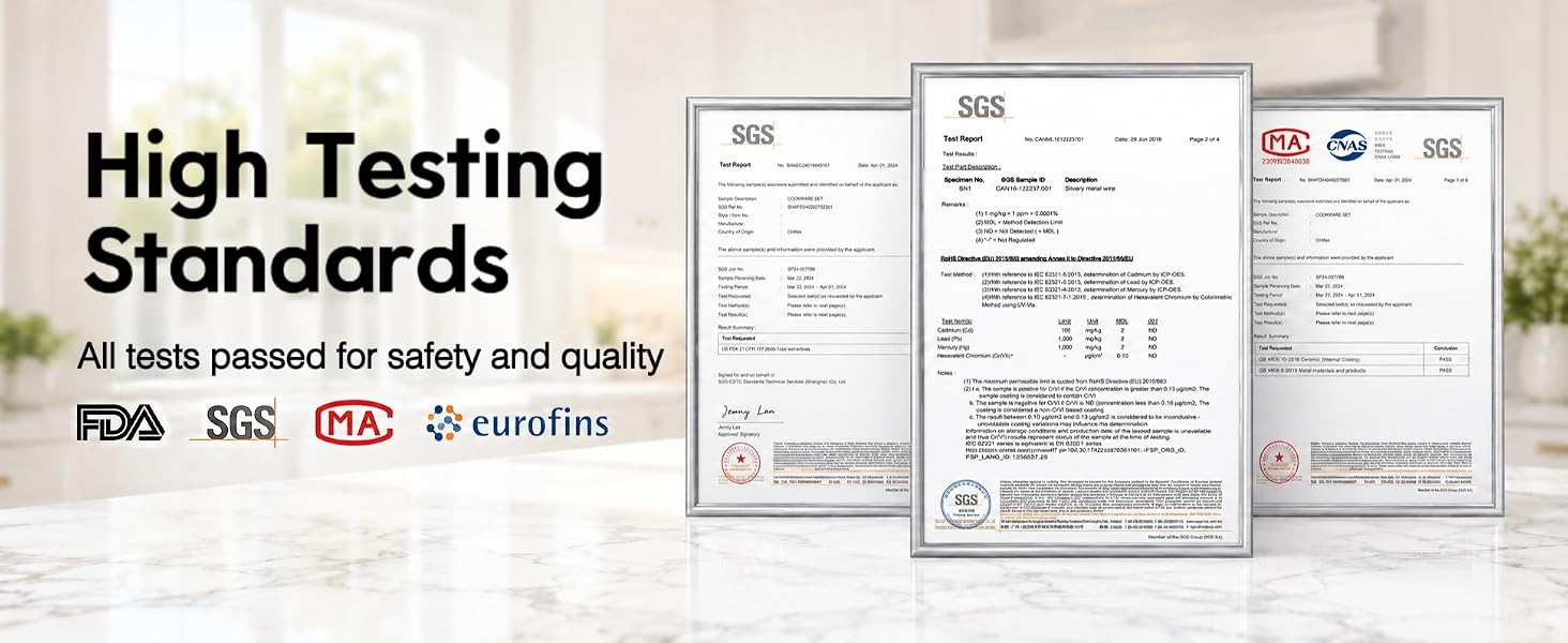 High Testing Standards