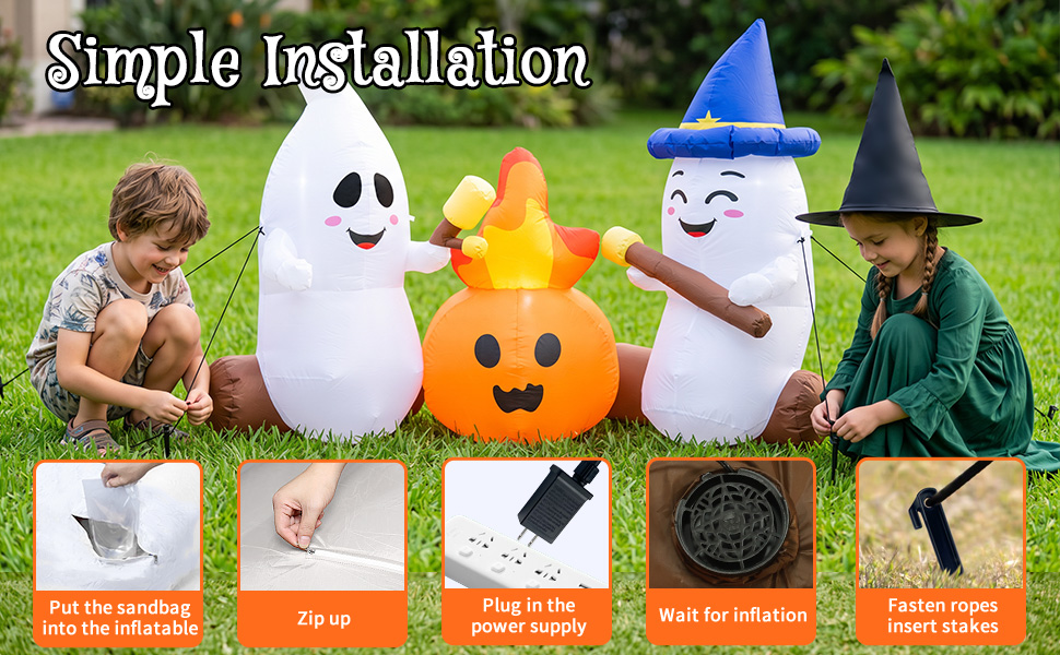 cute ghost inflatable