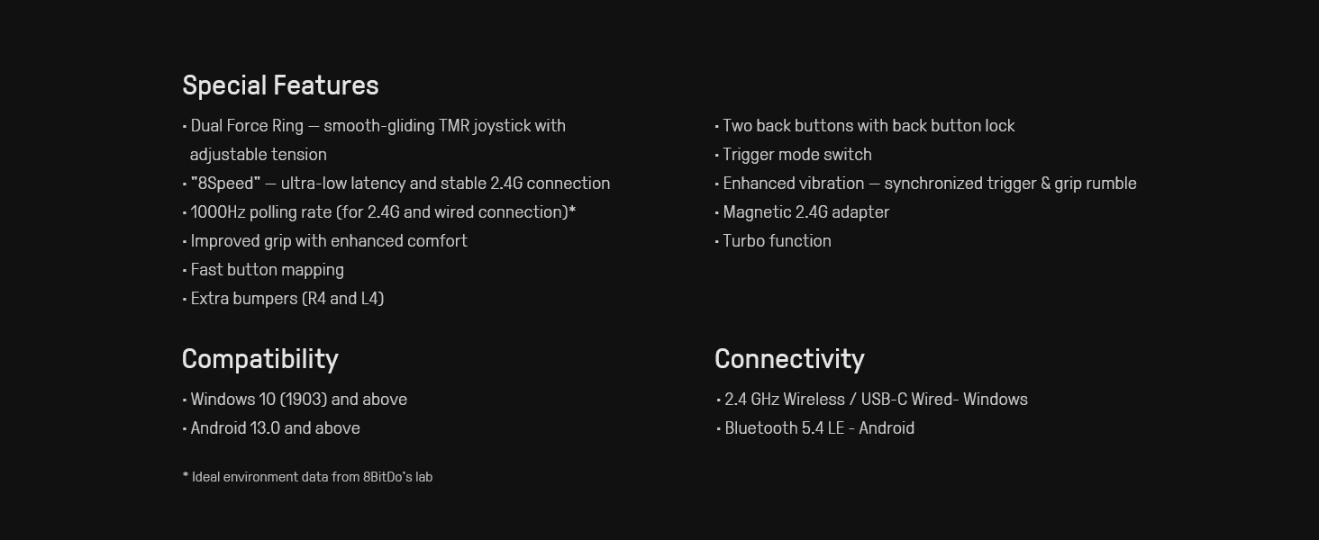 8BitDo Ultimate 3C+ Controller