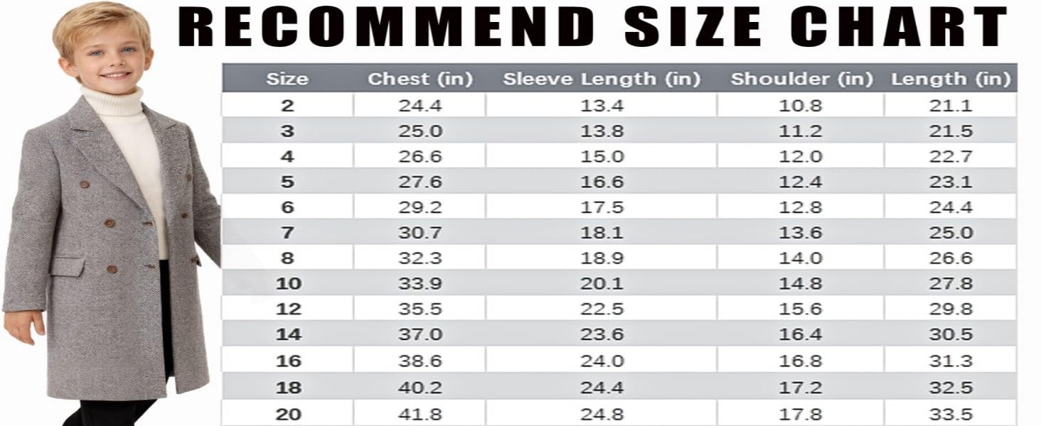 recommend size chart