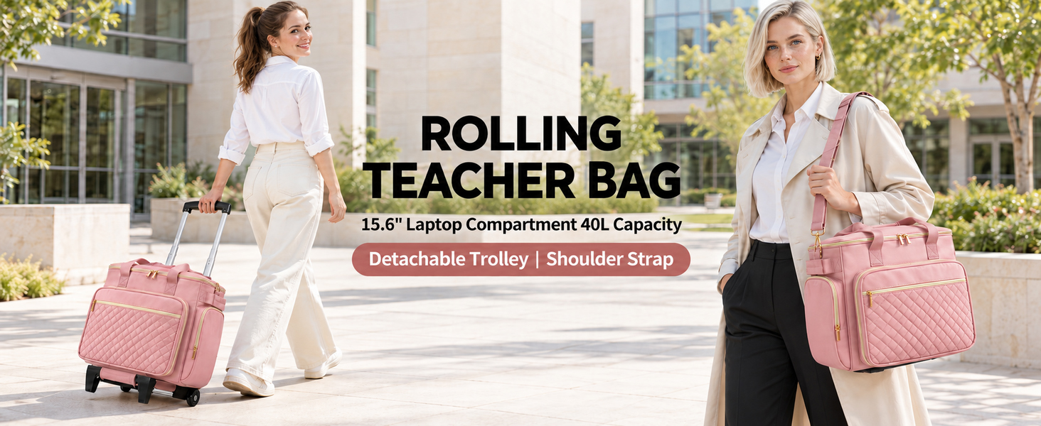 rolling teacher bag