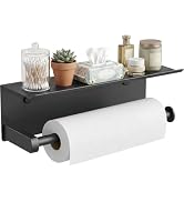 FORIOUS Hand Towel Holder with Shelf, Towel Ring for Bathroom Wall Mount | SUS304 Stainless Steel...