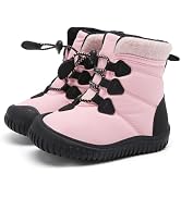 BMCiTYBM Toddler Baby Snow Boots Baby Boys Girls Winter Walking Shoes | Infant Booties, Non-Slip,...