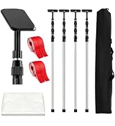 Sliding Gate Hardware Kit, Heavy Duty Anti-Sag Fence Gate for Wood | Universal Fit for 1.5"-2" Wo...