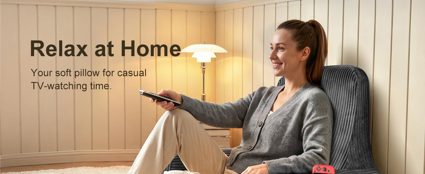 Relax at Home Your soft pillow for casual TV-watching time