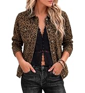 luvamia 2026 Cropped Jean Jackets for Women Fashion Short Denim Shacket Jacket Lightweight Fitted...