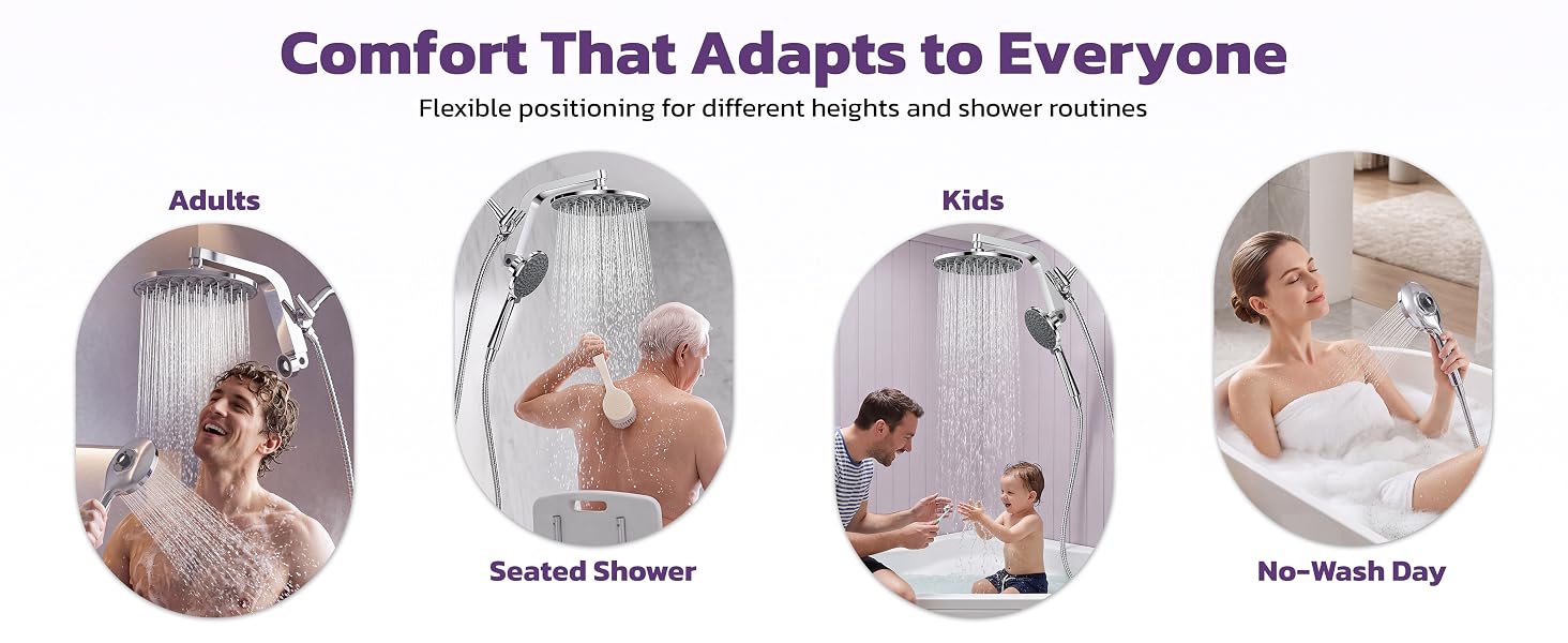 shower head combo