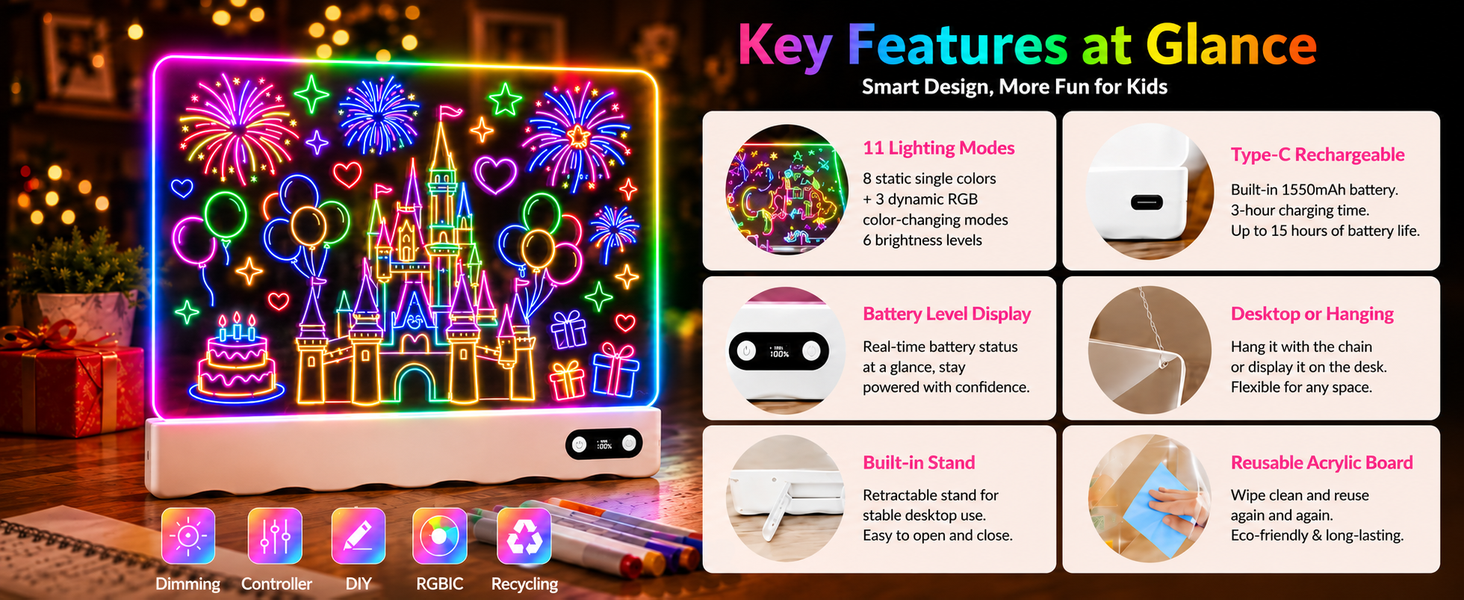 LED drawing board