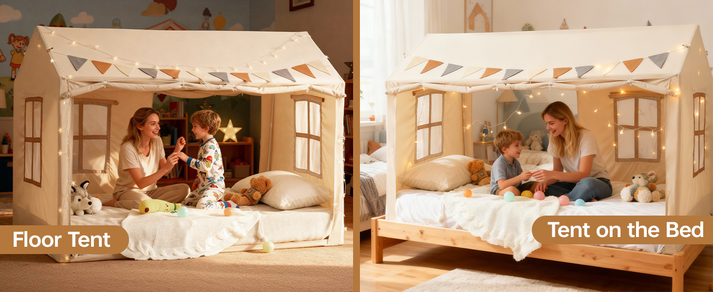 twin bed tent