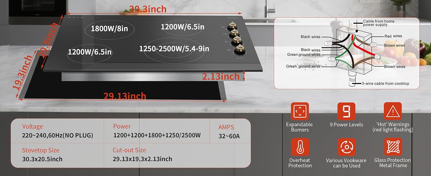 cooktop 30 inch