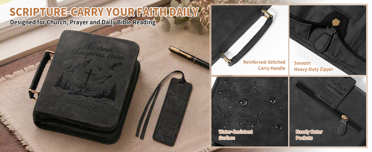 bible covers with handles