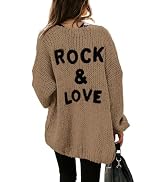 PRETTYGARDEN Women's Long Sleeve Open Front Knit Cardigans Sweaters Soft Loose Draped Coat Outerwear
