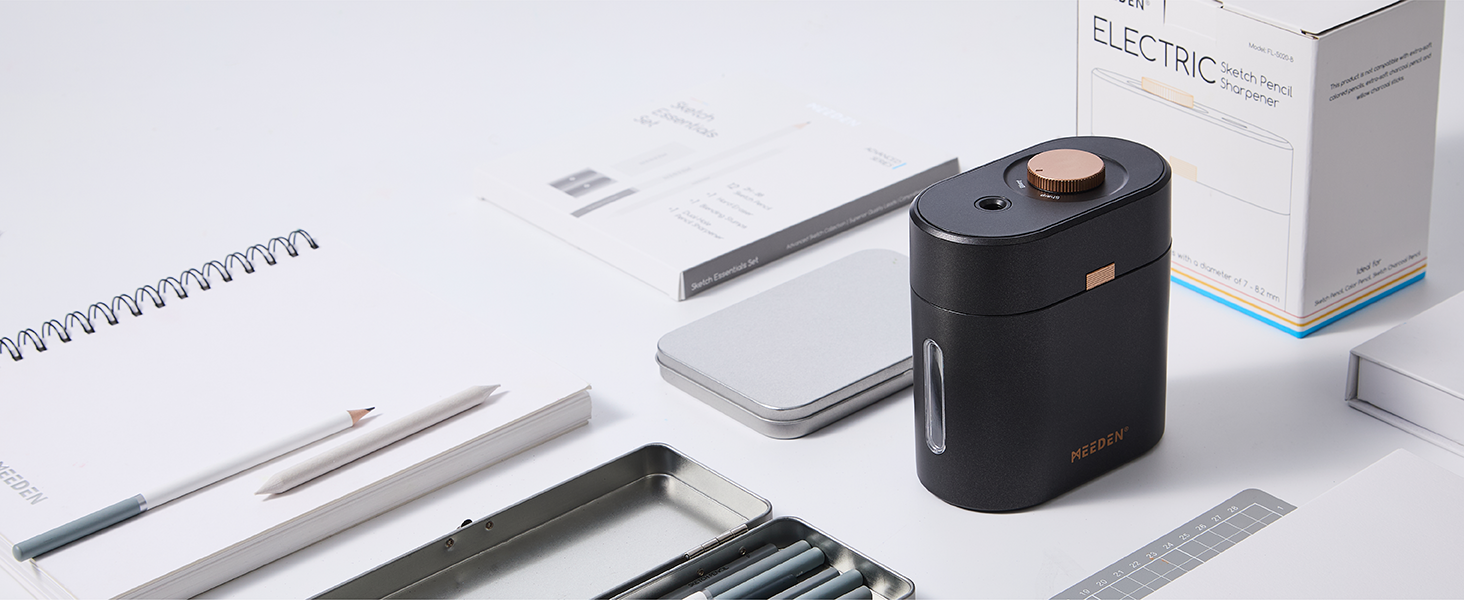 Long Point Pencil Sharpener Electric Pencil Sharpener for Sketching