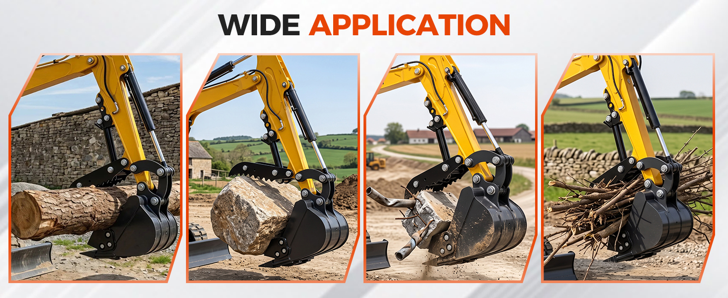 Mini Excavator Hydraulic Thumb