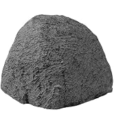 Aytupotin Faux Stone Landscape Rock – Medium Yellow Smooth Rounded Yard Rock, Fake Stone for Outd...