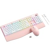 seenda Wireless Bluetooth Keyboard and Mouse, Multi-Mode Backlit, Ergonomic