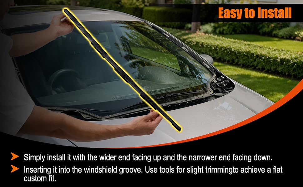 Front Windshield Outer Molding Fit for Honda Civic 2006-2011