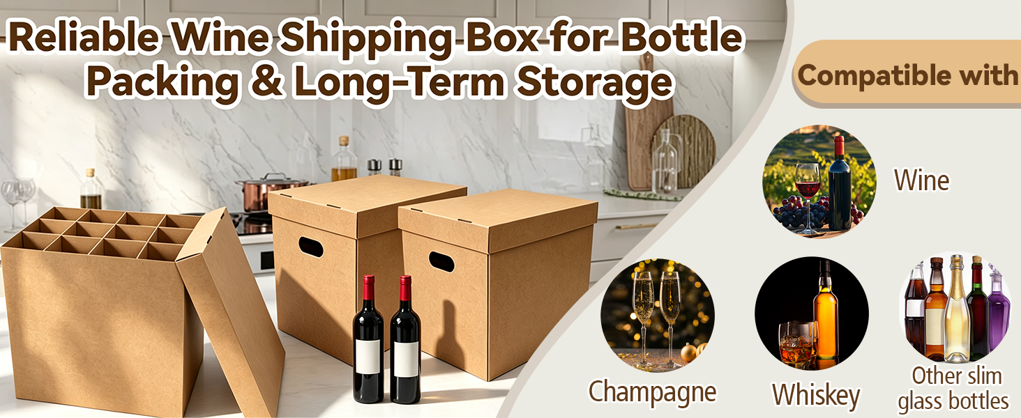 bottle wine packing box