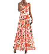 BTFBM Women's Long Summer Skirt 2026 Elegant High Waist Cocktail Party Wedding Guest Dress Flared...