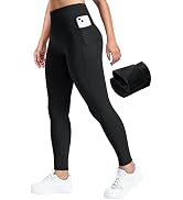 AVGO Fleece Lined Leggings Women Thermal Warm Workout Tights Winter High Waisted Tummy Control Yo...