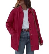 BTFBM Faux Suede Jacket Women Fall Fashion 2026 Leather Jackets Long Sleeve Button Down Winter Co...
