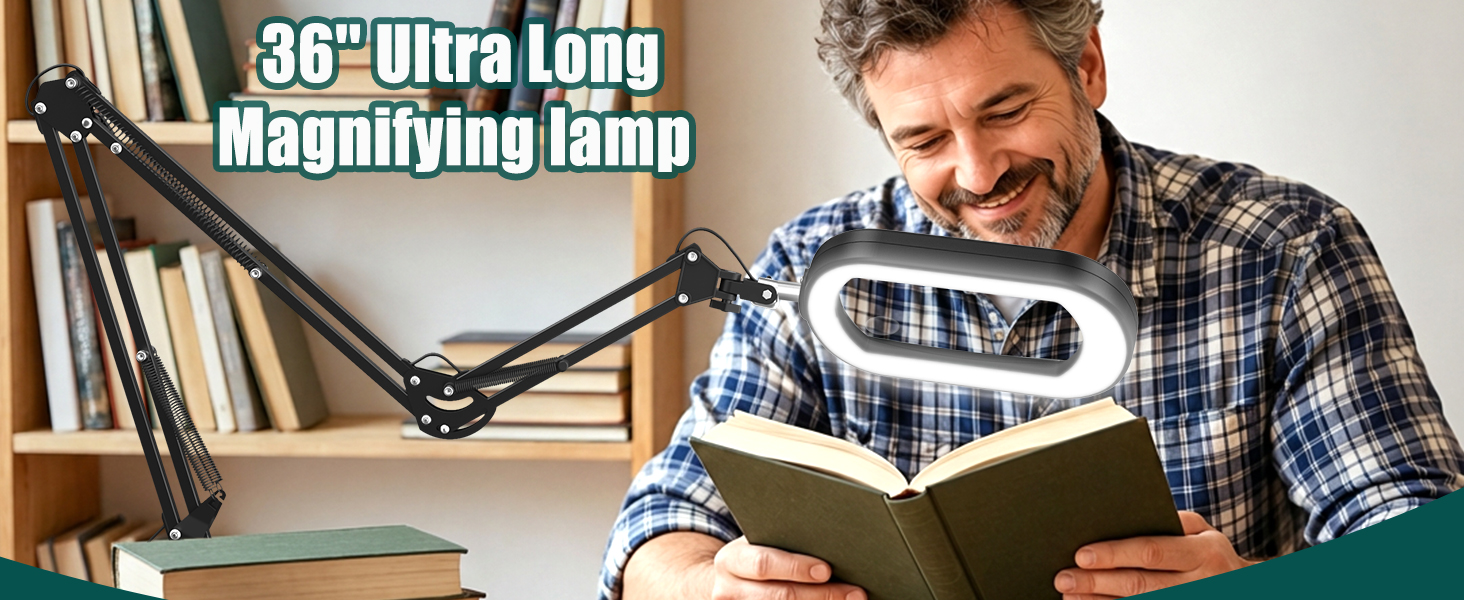 36inch Ultra Long Magnifying Lamp